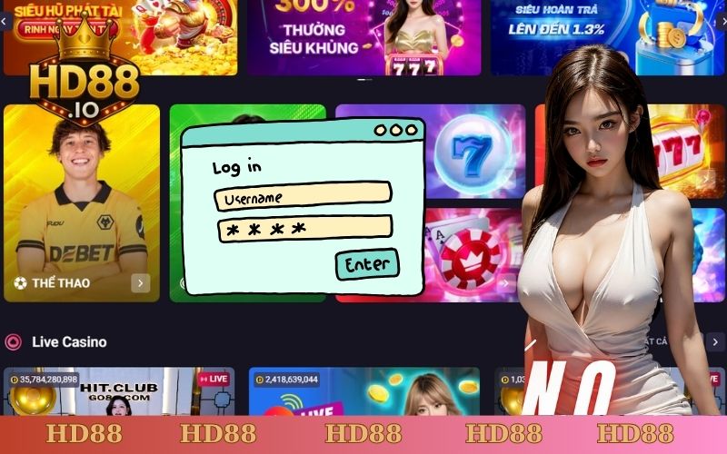 HD88 hỗ trợ đăng nhập an toàn với bảo mật hai lớp